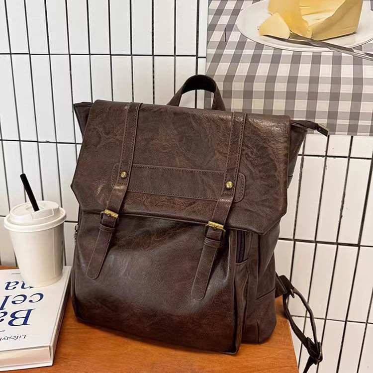 Women Casual Backpack PU Leath - Leather Backpack Vintage review and price