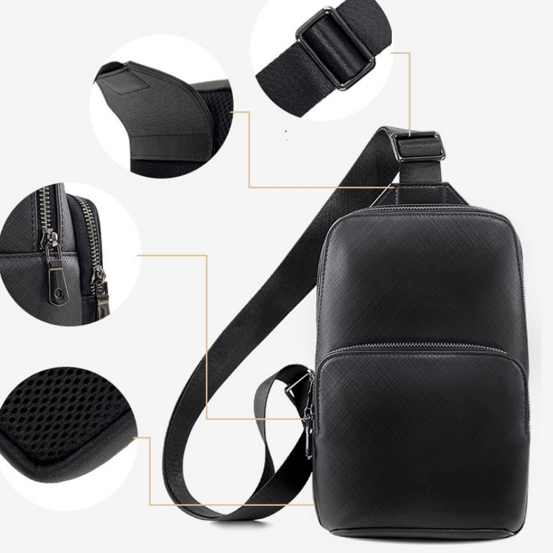 Fashion Design Black Men's Sli - Leather Backpack Vintage review and price