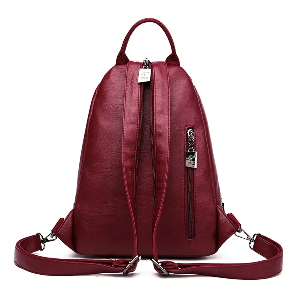 Multifunctional Women Leather  - Leather Backpack Vintage review and price