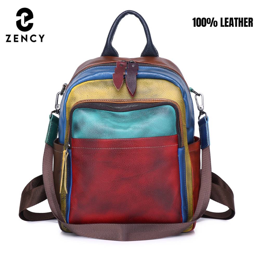 Zency Genuine Leather Women's  - Leather Backpack Vintage review and price
